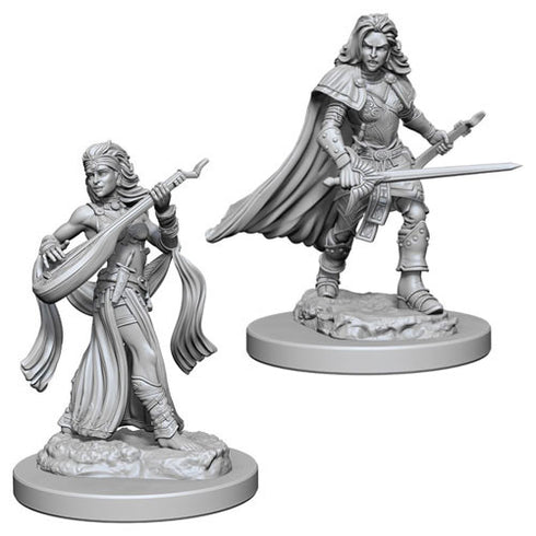 Pathfinder - Unpainted Human Female Bard